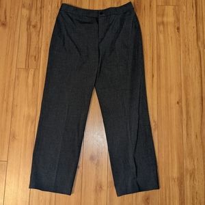 Croft&Barrow Petites Wide Leg Stretch Gray Dress Pants Sz 8P